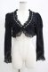 画像1: FRILL / バック刺繍ボレロ  黒 H-25-06-07-047-HN-TO-KB-ZH (1)