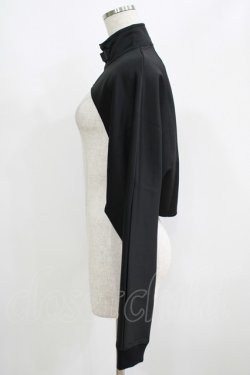 画像2: NieR Clothing / ハイネックZIPショートトップス　 F 黒 H-25-06-07-052-PU-TO-KB-ZH