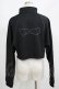 画像3: NieR Clothing / ハイネックZIPショートトップス　 F 黒 H-25-06-07-052-PU-TO-KB-ZH (3)