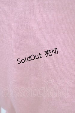 画像4: Emily Temple cute / モチーフ刺繍ニットカーディガン  ピンク H-25-06-07-054-ET-TO-KB-ZH