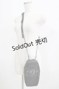 Ozz oneste / Holy Cross Shoulder BAG  黒×赤 H-25-06-07-056-OO-BG-KB-ZH