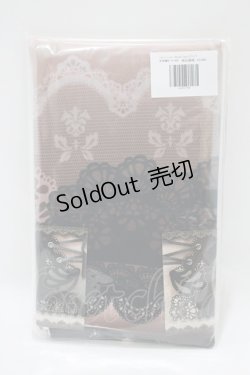 画像2: abilletage / corset tights【DOUBLE LACE】  ブラック H-25-06-07-059-GO-ZA-KB-ZH