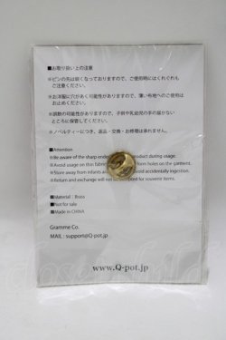 画像2: Q-pot. / 10th Anniversaryピンバッチ   H-25-06-07-070-QP-ZA-KB-ZH