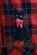 画像4: Shirley Temple / 黒猫タータンワンピース 160cm アカ H-25-06-07-006-ET-OP-KB-ZH (4)