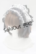 MorunxMuunaStoik / ヘッドドレスクリップ  黒×白 H-25-06-07-079-EL-AC-KB-ZH