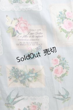 画像4: Leur Getter / Antique Cardウエストリボン付ワンピース  サックス H-25-06-07-007-LU-OP-KB-ZH