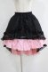 画像1: FRILL / プリントフィッシュテールスカート  黒×ピンク H-25-06-07-015-HN-SK-KB-ZH (1)