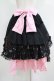 画像3: FRILL / プリントフィッシュテールスカート  黒×ピンク H-25-06-07-015-HN-SK-KB-ZH (3)