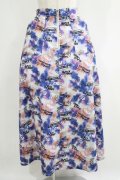 Candy Stripper / SPLENDID CANDY TIE DYE SKIRT 2 ORANGE H-25-06-07-016-PU-SK-KB-ZH