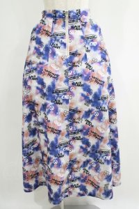 Candy Stripper / SPLENDID CANDY TIE DYE SKIRT 2 ORANGE H-25-06-07-016-PU-SK-KB-ZH