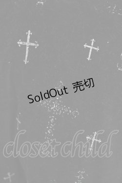 画像4: h.naoto Blood / クロスプリント別珍スカート  黒 H-25-06-07-020-HN-SK-KB-ZH