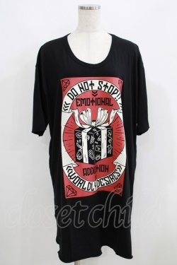 画像1: HELL CAT PUNKS / EMOTIONAL ADDICTION BIGTシャツ F 黒 H-25-06-08-025-PU-TO-KB-ZH