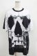 画像1: HELL CAT PUNKS / フルグラフィックBIG Tシャツ F 黒 H-25-06-08-026-PU-TO-KB-ZH (1)