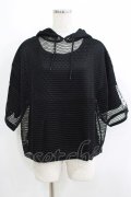 HELL CAT PUNKS / メッシュパーカーとTシャツのセット F 黒 H-25-06-08-033-PU-TO-KB-ZH