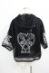 画像3: HELL CAT PUNKS / メッシュパーカーとTシャツのセット F 黒 H-25-06-08-033-PU-TO-KB-ZH