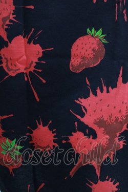 画像4: Drug Honey / ストロベリーブラッド半袖パーカー  黒 H-25-06-08-036-PU-TO-KB-ZH