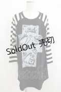 HELL CAT PUNKS / ラグランワンピース F 黒 H-25-06-08-046-PU-OP-KB-ZH