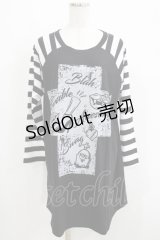 HELL CAT PUNKS / ラグランワンピース F 黒 H-25-06-08-046-PU-OP-KB-ZH