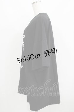 画像2: HELL CAT PUNKS / Monster Party×HELL CAT PUNKS Tシャツ　 F 黒 H-25-06-08-047-PU-TO-KB-ZH
