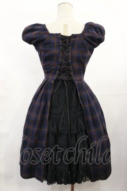 画像3: Victorian maiden / ノーブルチェックドレス free オータムブルー H-25-06-08-1003-CL-OP-NS-ZH