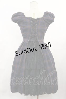 画像3: Victorian maiden / ノーブルチェックドレス free オータムブルー H-25-06-08-1003-CL-OP-NS-ZH