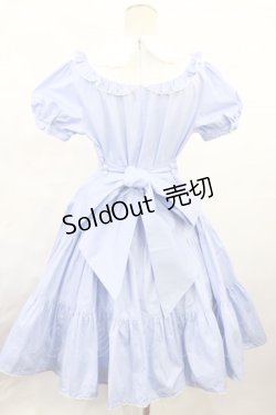 画像2: metamorphose / 半袖メイド風ワンピース Free サックス H-25-06-08-1004-ME-OP-NS-ZH
