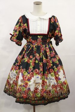 画像1: BABY,THE STARS SHINE BRIGHT / SNOW WHITE 80TH ANNIVERSARYワンピース Free ブラック H-25-06-08-1006-BA-OP-NS-ZH