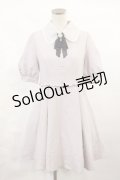 Rojita / 衿レーススリットシアー半袖ワンピース Free ピンク H-25-06-08-1010-LO-OP-NS-ZH