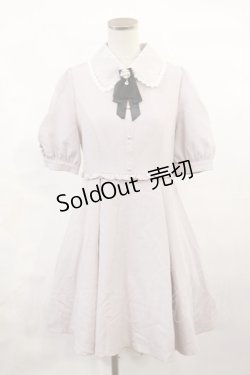 画像1: Rojita / 衿レーススリットシアー半袖ワンピース Free ピンク H-25-06-08-1010-LO-OP-NS-ZH