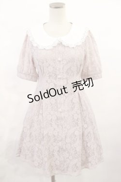 画像1: evelyn / エリレースワンピース Free ピンク H-25-06-08-1011-LO-OP-NS-ZH