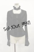 Innocent World / 中村明日美子ブラウス M ブラック H-25-06-08-1016-IW-BL-NS-ZH