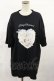 画像1: Honey Cinnamon / Angel Heart Tシャツ Free ブラック H-25-06-08-1020-LO-TS-NS-ZH (1)