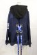 画像2: IRO+IRO / デニムジャケット×パーカー お天気カラーのドッキングWeatherトップス Free デニム/ブラック H-25-06-08-1021-LO-JA-NS-ZH (2)