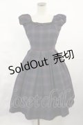 Victorian maiden / ノーブルチェックドレス free オータムブルー H-25-06-08-1003-CL-OP-NS-ZH