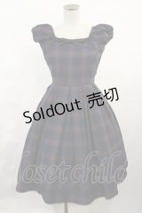 Victorian maiden / ノーブルチェックドレス free オータムブルー H-25-06-08-1003-CL-OP-NS-ZH