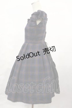 画像2: Victorian maiden / ノーブルチェックドレス free オータムブルー H-25-06-08-1003-CL-OP-NS-ZH