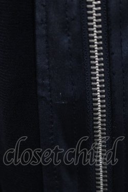 画像4: Ozz Croce / メッシュZIPカーデ  黒 H-25-06-08-052-OO-TO-KB-ZH