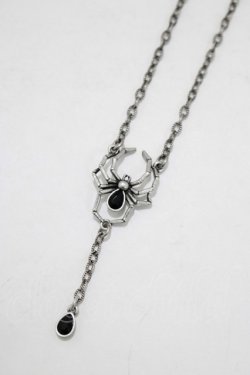 画像1: KILL STAR / WIDOWS TEARS CHOKER  シルバー H-25-06-08-061-SL-AC-KB-ZH