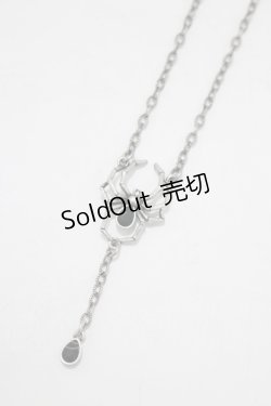 画像1: KILL STAR / WIDOWS TEARS CHOKER  シルバー H-25-06-08-061-SL-AC-KB-ZH