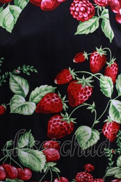 画像4: MILK / CHERRY gardenドレス  ブラックベース H-25-06-08-006-ML-OP-KB-ZH