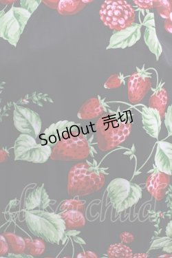 画像4: MILK / CHERRY gardenドレス  ブラックベース H-25-06-08-006-ML-OP-KB-ZH