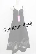 HELL CAT PUNKS / ビスチェマキシワンピース F 黒 H-25-06-08-012-PU-OP-KB-ZH