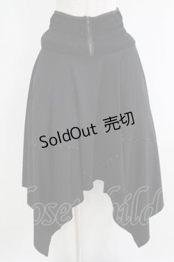 画像1: Ozz On / ハイウエストスカート  黒 H-25-06-08-015-OO-SK-KB-ZH