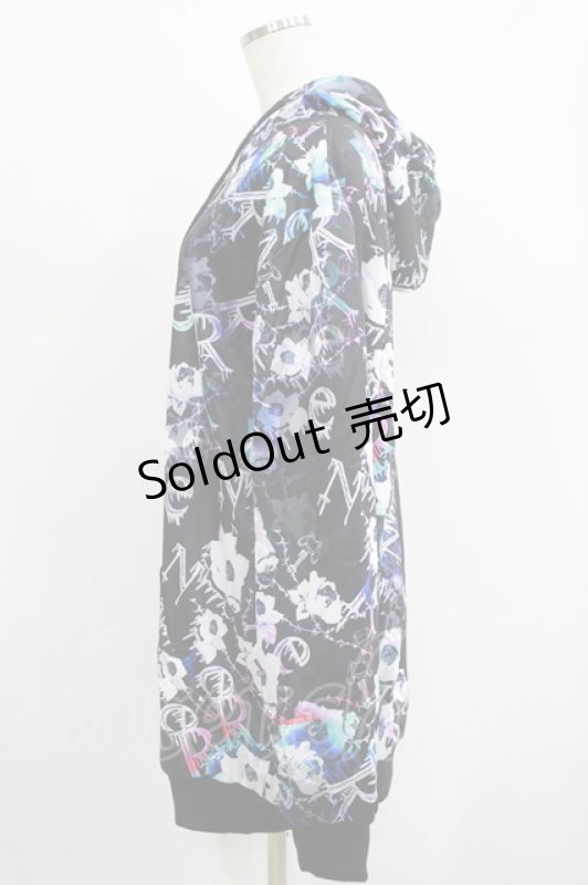 画像2: NieR CLOTHING / 防寒裏起毛パーカー F  H-25-06-08-017-PU-TO-KB-ZT117 (2)