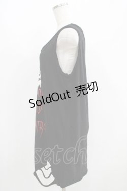 画像2: HELL CAT PUNKS / ダメージタンクトップ F 黒 H-25-06-08-023-PU-TO-KB-ZH