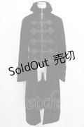 PUNK RAVE / Long Two pieces Dress Coat L 黒 H-25-06-09-1026-PU-CO-KB-ZT-C026