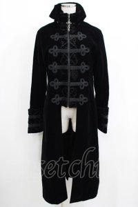 PUNK RAVE / Long Two pieces Dress Coat L 黒 H-25-06-09-1026-PU-CO-KB-ZT-C026