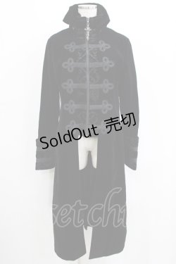 画像1: PUNK RAVE / Long Two pieces Dress Coat L 黒 H-25-06-09-1026-PU-CO-KB-ZT-C026