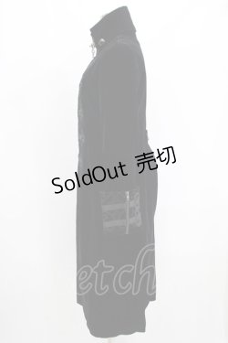 画像2: PUNK RAVE / Long Two pieces Dress Coat L 黒 H-25-06-09-1026-PU-CO-KB-ZT-C026