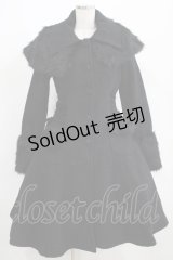 PUNK RAVE / ファー付ドレスコート  ブラック H-25-06-09-1002-PU-CO-KB-ZT-C026